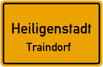 Straßenverzeichnis Heiligenstadt Traindorf