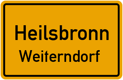 Straßenverzeichnis Heilsbronn Weiterndorf