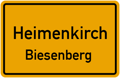 Straßenverzeichnis Heimenkirch Biesenberg