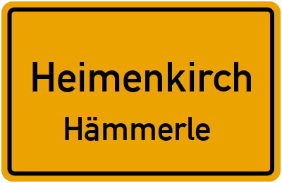 Straßenverzeichnis Heimenkirch Hämmerle