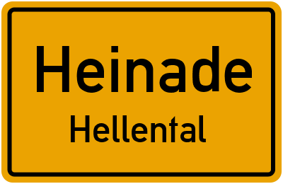 Straßenverzeichnis Heinade Hellental