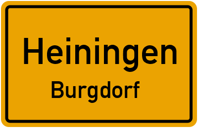 Straßenverzeichnis Heiningen Burgdorf