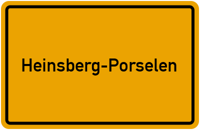 Branchenbuch Heinsberg-Porselen, Nordrhein-Westfalen