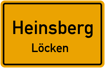 Straßenverzeichnis Heinsberg Löcken