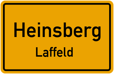 Straßenverzeichnis Heinsberg Laffeld