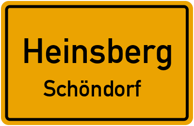 Straßenverzeichnis Heinsberg Schöndorf