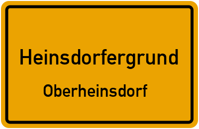 Straßenverzeichnis Heinsdorfergrund Oberheinsdorf