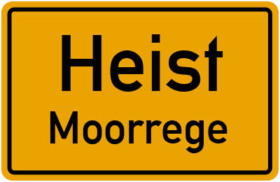 Straßenverzeichnis Heist Moorrege