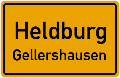 Straßenverzeichnis Heldburg Gellershausen