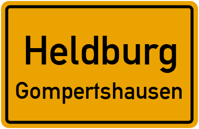 Straßenverzeichnis Heldburg Gompertshausen