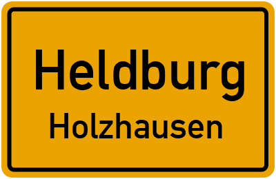 Straßenverzeichnis Heldburg Holzhausen