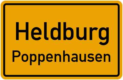 Straßenverzeichnis Heldburg Poppenhausen