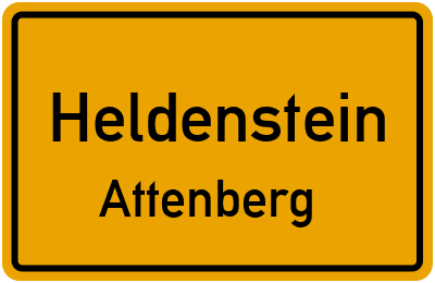 Straßenverzeichnis Heldenstein Attenberg