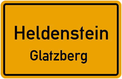 Straßenverzeichnis Heldenstein Glatzberg