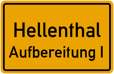 Straßenverzeichnis Hellenthal Aufbereitung I