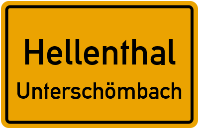 Straßenverzeichnis Hellenthal Unterschömbach
