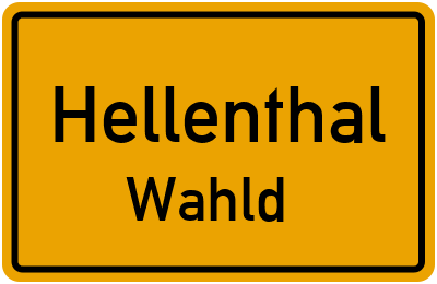 Straßenverzeichnis Hellenthal Wahld