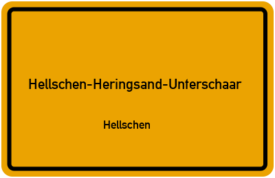 Straßenverzeichnis Hellschen-Heringsand-Unterschaar Hellschen