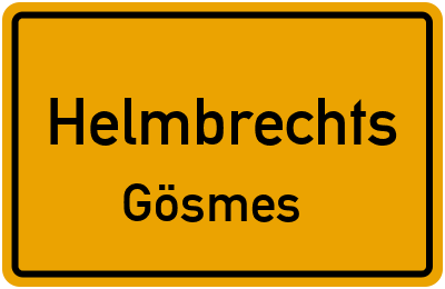 Straßenverzeichnis Helmbrechts Gösmes