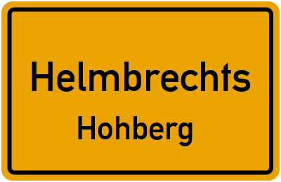 Straßenverzeichnis Helmbrechts Hohberg