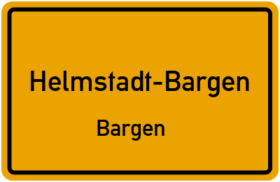 Straßenverzeichnis Helmstadt-Bargen Bargen