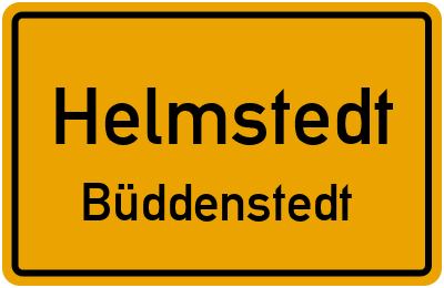 Straßenverzeichnis Helmstedt Büddenstedt