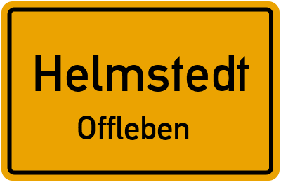 Straßenverzeichnis Helmstedt Offleben