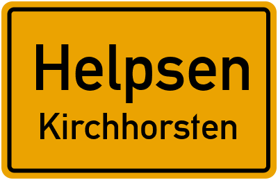 Straßenverzeichnis Helpsen Kirchhorsten