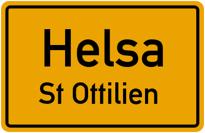 Straßenverzeichnis Helsa St Ottilien