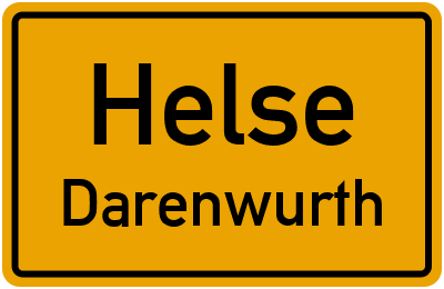 Straßenverzeichnis Helse Darenwurth