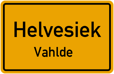 Straßenverzeichnis Helvesiek Vahlde