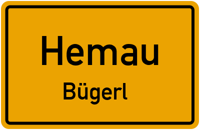 Straßenverzeichnis Hemau Bügerl
