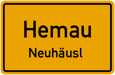 Straßenverzeichnis Hemau Neuhäusl