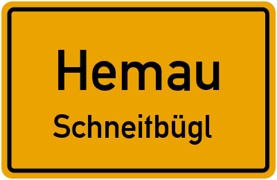 Straßenverzeichnis Hemau Schneitbügl