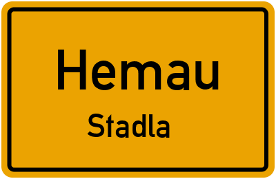 Straßenverzeichnis Hemau Stadla