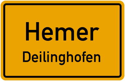 Straßenverzeichnis Hemer Deilinghofen