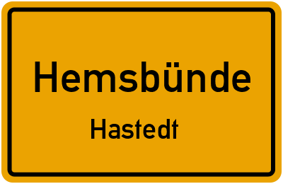 Straßenverzeichnis Hemsbünde Hastedt