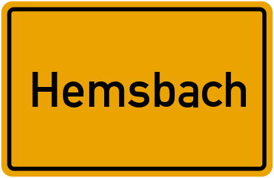 Hemsbach in Baden-Württemberg