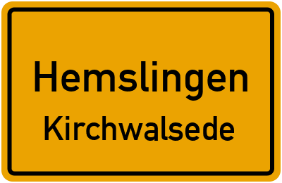 Straßenverzeichnis Hemslingen Kirchwalsede