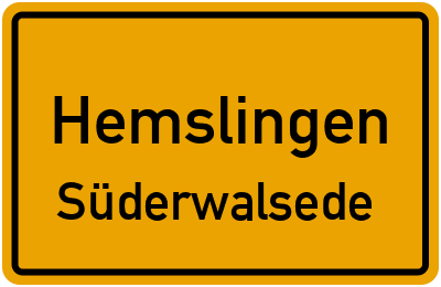 Straßenverzeichnis Hemslingen Süderwalsede