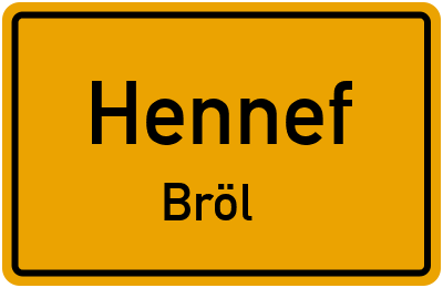 Straßenverzeichnis Hennef Bröl