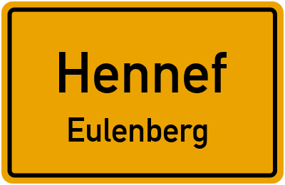 Straßenverzeichnis Hennef Eulenberg