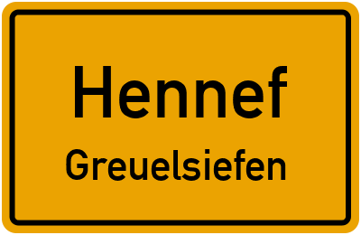 Straßenverzeichnis Hennef Greuelsiefen
