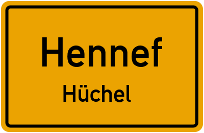 Straßenverzeichnis Hennef Hüchel