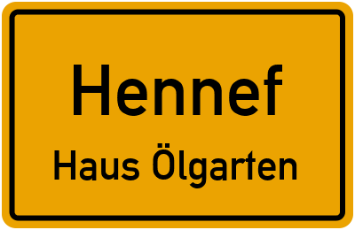 Straßenverzeichnis Hennef Haus Ölgarten