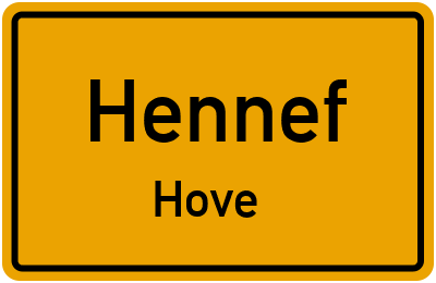 Straßenverzeichnis Hennef Hove