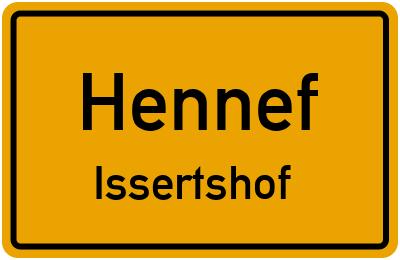 Straßenverzeichnis Hennef Issertshof