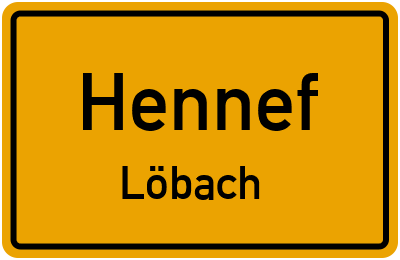 Straßenverzeichnis Hennef Löbach