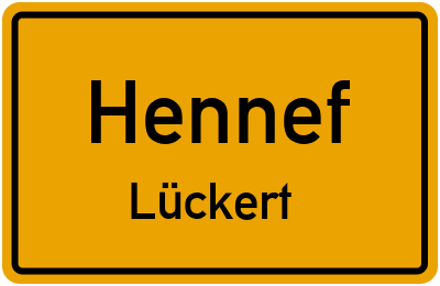 Straßenverzeichnis Hennef Lückert