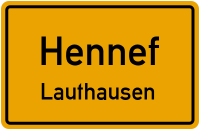Straßenverzeichnis Hennef Lauthausen